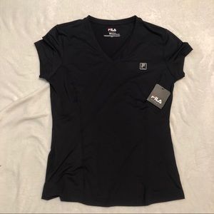 Fila Athletic Black Shirt Size- Medium